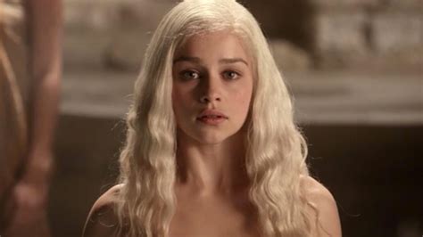 Emilia Clarke Breasts Scene in Game Of Thrones